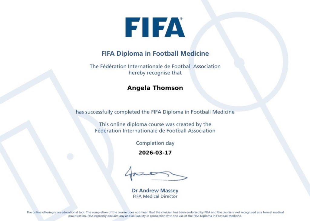 Completing the FIFA Diploma: From Study to&nbsp;Practice