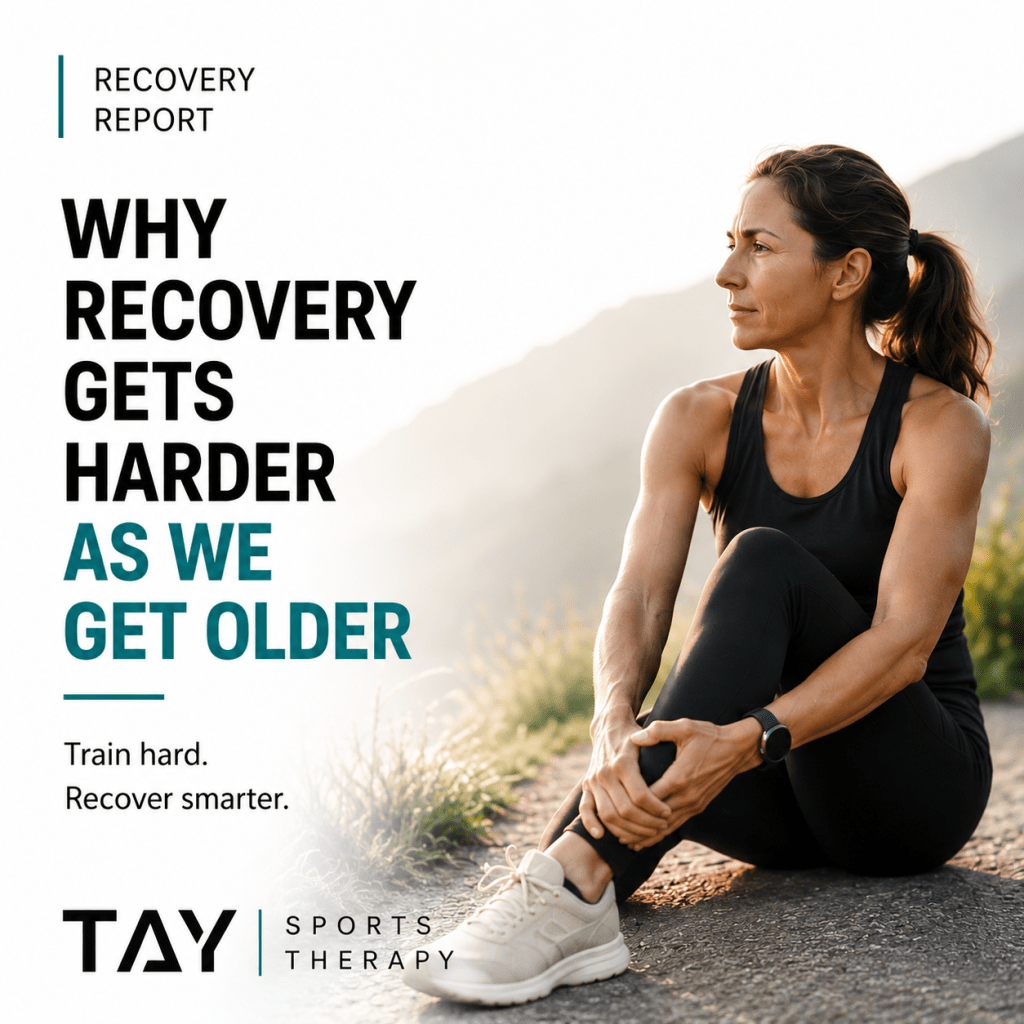 WHY RECOVERY GETS HARDER AS WE GET&nbsp;OLDER